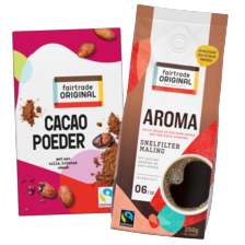 Alle Fairtrade original koffie of cacao